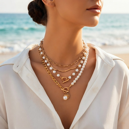 Pearl Éclat | Vintage Pearl Necklace