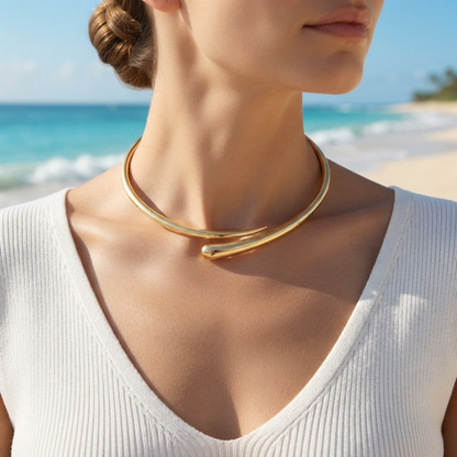 Heaven | Open Drop Choker Necklace