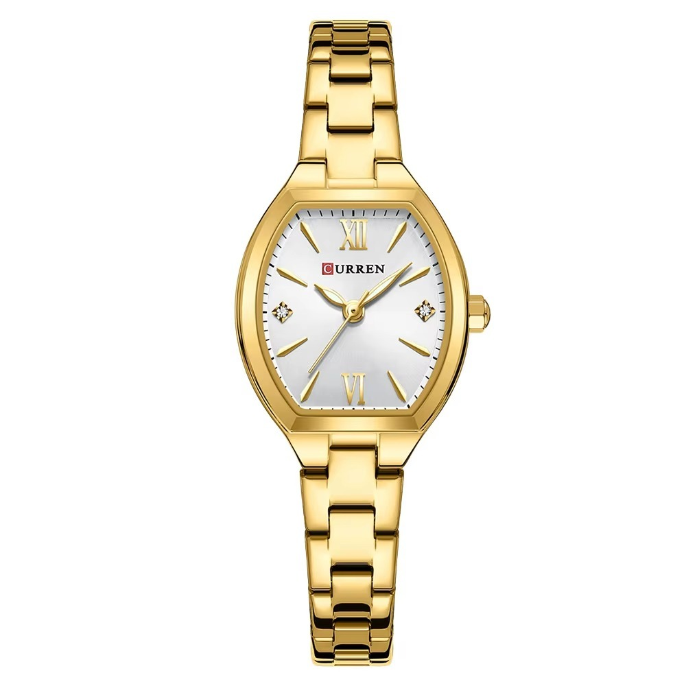 Luxury Silver Geometric Watch
