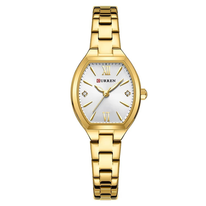 Luxury Silver Geometric Watch